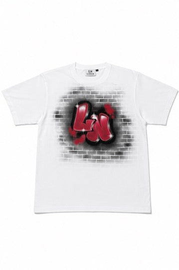 "LN AIRBRUSH TEE" Painted by Aiko
