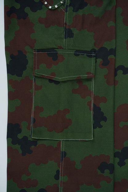 LN CLOUDY CAMO CARGO PANTS
