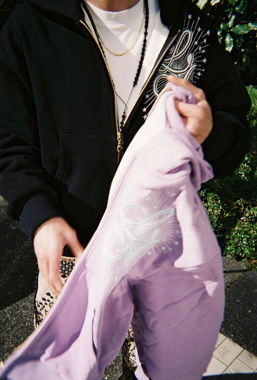 LONER LN PLUSH ZIP HOODIE io着用 vallad LN PLUSH ZIP HOODIE – LONER