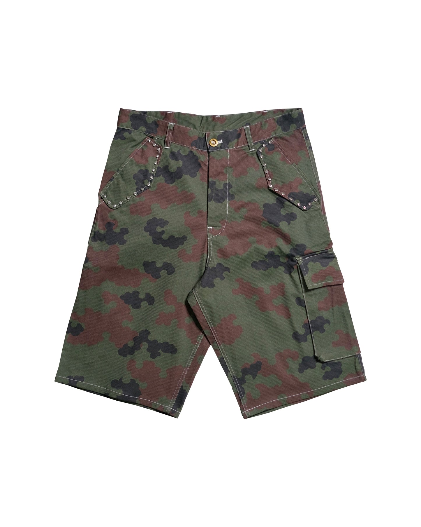 LN CLOUDY CAMO CARGO SHORTS